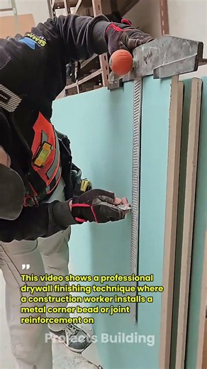 Drywall Joint Finishing Technique | Perfect Wall Corner Installation