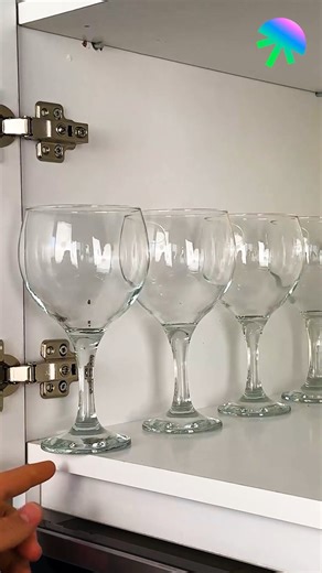 15K views · 49 reactions | Wine Glass Storage Trick | Genius Care | Facebook