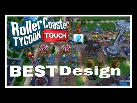 Best Park Design | How To Design Your Park | RollerCoaster Tycoon Touch | RCT Touch