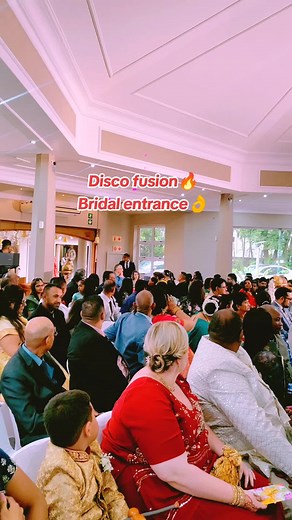 Bridal Entrance with Disco Fusion Music