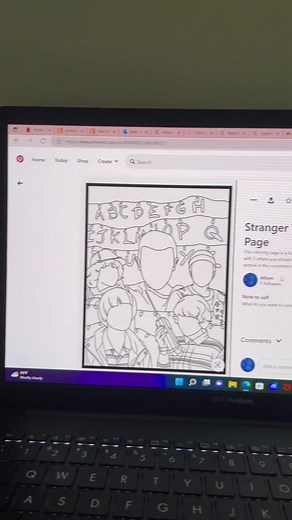 Replying to @allisonxnicole my stranger things coloring pages are now posted on my Pinterest link in bio#fyp #drawings #youngartist #art #coloredpencil #pencilart #prismacolor #coloringpage #strangerthings #st4 #st3 #scoopstroop