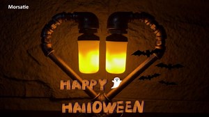 【Upgraded Flame】Morsatie LED Flame Light Bulbs, 4 Modes Flickering Light Bulbs with Gravity Sensor, E26 Fire Light Bulb for Halloween, Christmas, Party, Porch, Patio, Indoor Outdoor Decoration-2 Pack