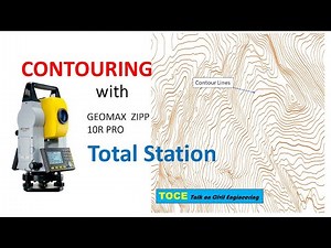 Contouring with GeoMax Zipp 10R Total Station