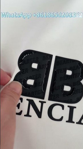 B-alenciaga logo print T-shirt White Set #review #shirts