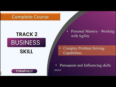 Business Skill Track 2 | Complete course | Complex Problem Solving Capabilities