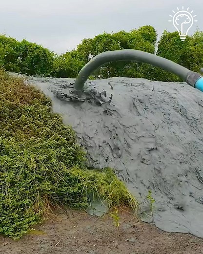 High Pressure Concrete Pumping Work. #ConcretePumping #ConstructionWork #CementMixing | Gizmo Trends