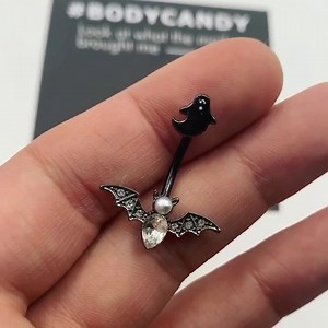 219K views · 10K reactions | If you love our bat septum ring then you’ll love the matching belly piece!驪 Shop our bat collection now  https://www.bodycandy.com/search?view=spring&q=bat | Body Candy Body Jewelry | Facebook