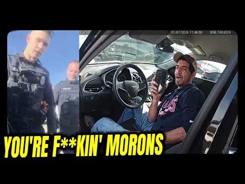 Holy Sh*t! Cops HARASS the WRONG GUY Watching Anti-Police Videos at Walmart