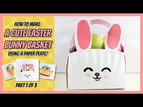 Create ADORABLE Easter Bunny Baskets with EASY Steps