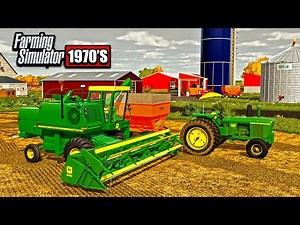 1970'S AMERICAN FARMING- FIRST DAY OF HARVEST! (JD 6600 COMBINE)
