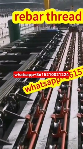 rebar threading machine automatic rebar threading line rebar machine rebar forming #rebarthreading