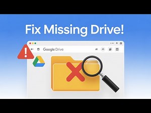 How to Fix Google Drive Not Showing Up – Step by Step!