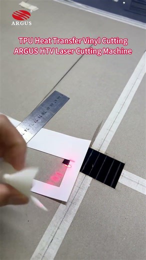 TPU Heat Transfer Vinyl Cutting ARGUS HTV Laser Cutting Machine