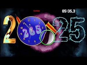 600 seconds countdown timer alarm🔔 2025 year