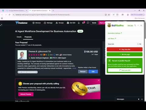 BidPilotPro - AI Freelancer.com Auto Bidder & Message Copilot