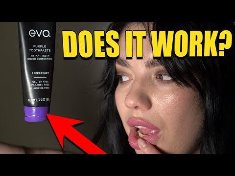 Evo Purple Toothpaste Honest Review - Does Instant Teeth Color Correction Truly Work?