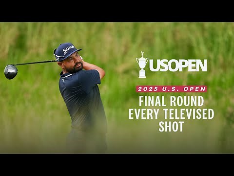 2025 U.S. Open Highlights: J.J. Spaun, Final Round | Every Televised Shot