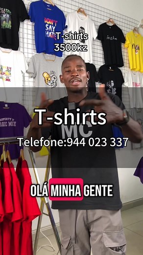 Vendemos e personalizamos T-shirts pesadas com qualidade com uma variedade de cores e tamanhos disponíveis#tshirtbusiness #angola🇦🇴 #luanda #qualidadedevida