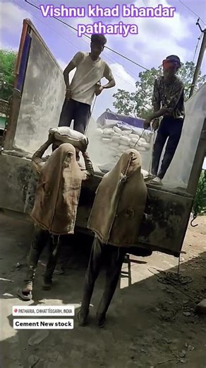 cement unloading in truck 🚛🚒