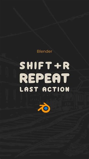 How to Use Shift R in Blender to Repeat the Last Action | Quick Tip Tutorial In this quick tutorial, I’ll show you how to use the Shift R shortcut in Blender to repeat your last action. This powerful feature can significantly speed up your workflow and make repetitive tasks much easier. Advantages of Using Shift R: • Efficiency: Instantly repeat the last operation without navigating through menus. • Consistency: Maintain uniformity in your actions, ensuring consistent results. • Speed: Save time