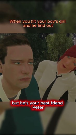 Peter is a menace#spiderman #funny #gaming #shorts Watch the full video on my Youtube Channel