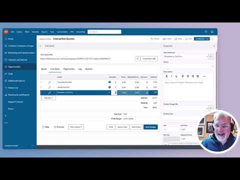 Amazing: Send a Sales Quote from Act Premium Cloud CRM in Less than 60 Seconds