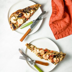 shrimp pesto pizza l sheri silver