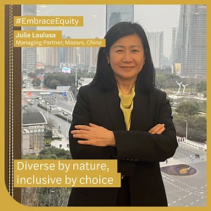 “Respecting equity must be based in the understanding of both equality and diversity. While equality offers each individual the same opportunities and diversity acknowledges that people differ, equity focuses on respect and treating everyone according to their unique circumstances.” We asked Mazars leaders to share how they #EmbraceEquity at our firm. Discover our interview with Julie Laulusa, Managing Partner, Mazars, China: http://maza.rs/6182gM67r | Forvis Mazars Group