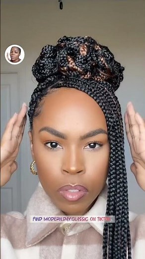 OMG!Braids Transformation was sudden #hairstyle #braids #haircare #longhair #hair #short