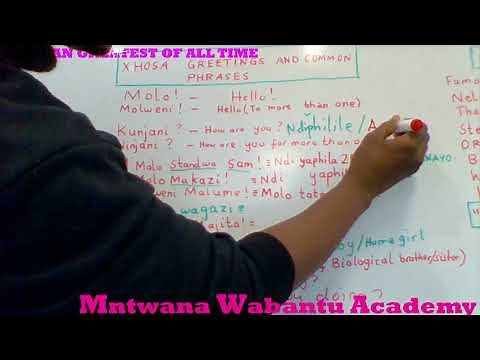 Learn how to Speak IsiXhosa Fluently Quickly- South African Language - Lesson 1