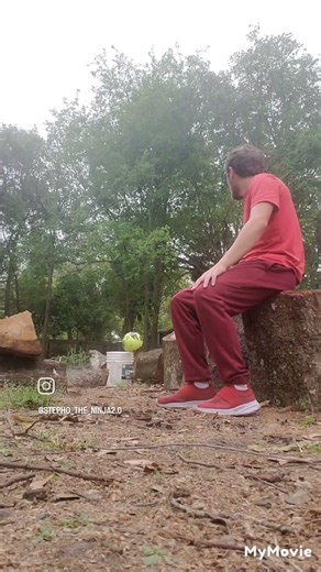 throwing the soccer ball ⚽️ sideways with my feet