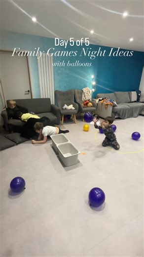 Tori- Your go-to mum for family fun on Instagram: "Family Games Night Ideas. Day 5 of 5. Save this and check out my 4 previous ideas, for an easy, low prep, fun games night that is suitable for all ages. Or comment “balloon” or 🎈in the comments and I’ll send you the instructions for all 5 games! The theme of this week is balloons. Game 5- Stand a metre away from a tub, throw 5 balloons, how many can you get to stay in the tub. Join us this weekend for the first games night of the year. A great 