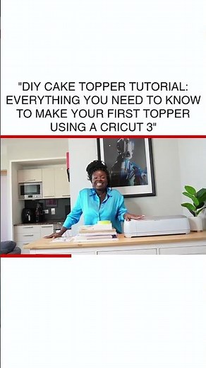 Cricut Cake Topper DIY: Easy Guide for Beginners #CricutCrafts #DIYBaking