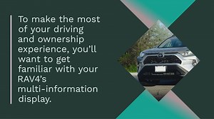 TOYOTA RAV4 MULTI-INFORMATION DISPLAY