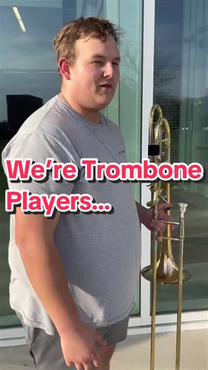 I was able to be apart of a great video with the TAMUC trombone studio about all the things trombone players do! Make sure to go follow tamuctrombones on instagram and facebook!! #brass #trombone #bandkids #trombones #music #viral #fyp #trombonechoir