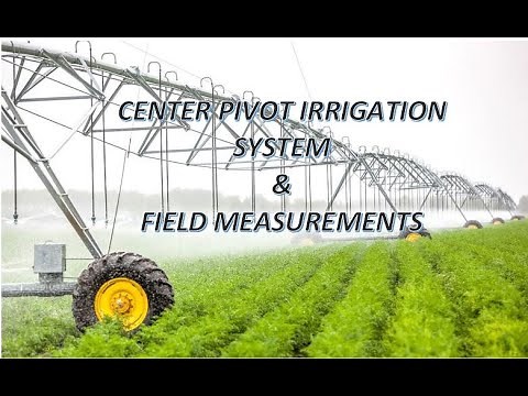 🔴Center pivot irrigation system || Working principle&field measurements