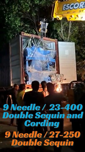 4 Sets - GM Plus 1400 RPM Super High-Speed Computerized Embroidery Machines Installed in Surat. 2 Sets of Computerized Embroidery Machines in Old GIDC (Katargam, Surat, India) ___9 Needle / 23-400-1500 Pantograph (Multi with Double Sequin Super High Speed) 2 Sets of Computerized Embroidery Machines in Umiyadham (Surat, India) ___9 Needle / 27-250-1500 Pantograph (Multi Sequin Super High Speed) #embroiderymachine #computerizedembroidery #computerizedembroiderymachine #1400rpm #highspeedmachine #G