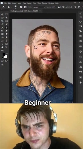 23K views · 30 reactions | How to easily remove face tattoos in adobe photoshop tutorial #rggraphic | RG Graphic | Facebook