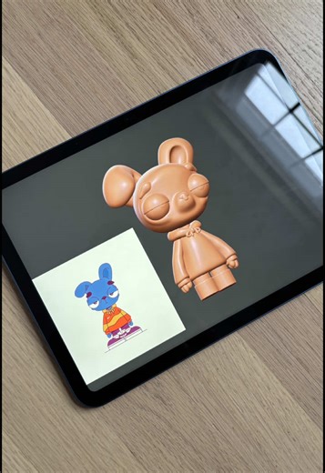 I’m still new to 3D sculpting so I need some help here. It’s getting there but it’s not giving the same cute vibe as the 2D design. Any suggestions? #characterdesign #nomadsculpt