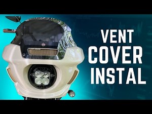 Installing Vent Covers on Harley Davidson Low Rider ST