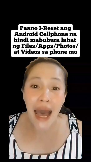 10K reactions · 3.4K shares | Paano I-Reset Ang Android Cellphone nang hindi mabubura lahat Ng FILES/APPS/PHOTOS/at VIDEOS sa phone mo #monday #reels | Merly Joy Diez Yongque | Facebook