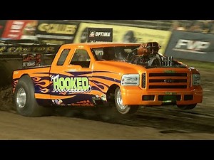 Pro Pulling League 2025: Super Modified 2wd Trucks pulling in Macon, MO