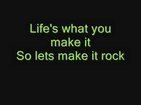 Hannah Montana Lifes What You Make It With Lyrics