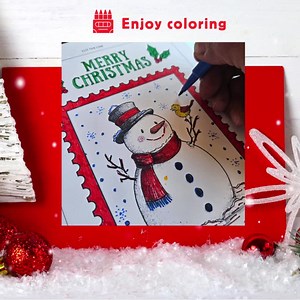 Cartes de Noël à colorier à imprimer - DIY - Activité amusante pour enfants et adultes - PDF à téléchargement immédiat - Etsy France