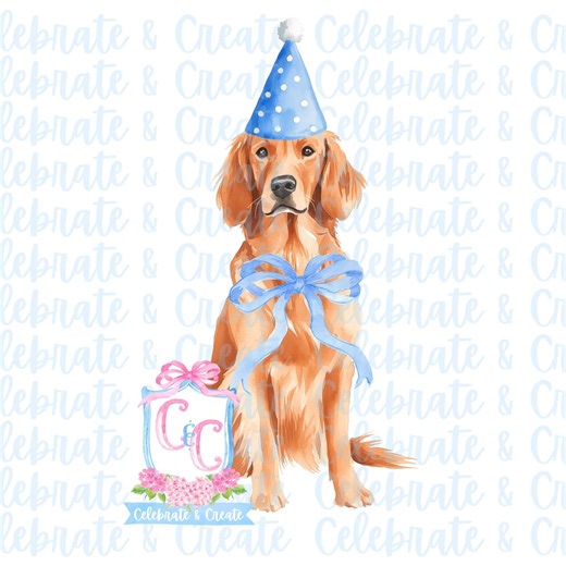 Irish Setter Aquarell Hund Welpe PNG Clip Art Clipart Grandmillennial Preppy Doodles Geburtstagsparty Pawty - Etsy.de