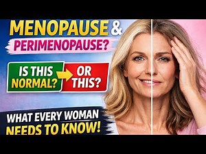 1st Perimenopause vs Menopause Explained | Symptoms, Stages, Hormones & Relief ♥️