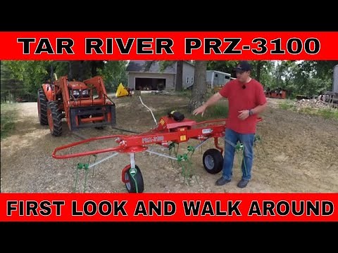 Tar River PRZ-3100 Two Basket Tedder First Look And Walkaround #193