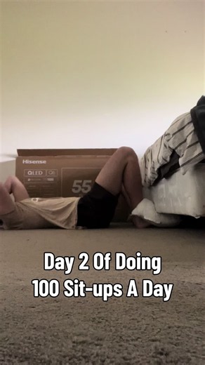 100 Sit-ups a Day: Day 2 Progress Update