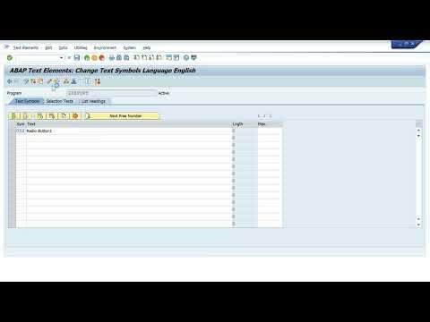Selection Screen Comment with Radio buttons Part3