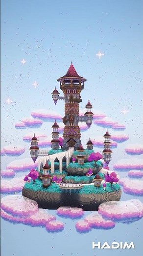 Minecraft Fantasy Wizard Tower Timelapse! 🧙🏻‍♂️✨ #minecrafttimelapse #minecraft